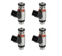 Inyector de Gasolina 4 inyectores de combustible IWP127 IWP-127 compatibles con Ford Fiesta Ecosport Flex 1.0 Supercharger 1.6 Zetec Rocam 8V/Ka Conector Inyector