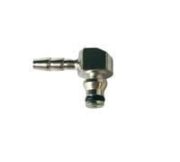 Inyector de Gasolina Ajuste para BOSCH 110 1 Uds CRIN1 inyector común para riel solenoide retorno de aceite juntas conexión T/L Way(1PCS-L-STEEL)