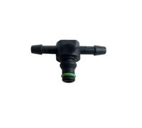 Inyector de Gasolina Ajuste para BOSCH 110 1 Uds CRIN1 inyector común para riel solenoide retorno de aceite juntas conexión T/L Way(1PCS-T-PLASTIC)
