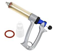 Inyector de jeringa de ganado de 25 ml/50 ml, jeringa continua semiautomática para ganado, herramienta veterinaria ajustable para ganado, cabra, cerdo