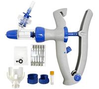 Inyector de Jeringa para aves de Corral, Jeringa AutomáTica Continua para Ganado, para la AdministracióN de Vacunas Animales(A-2ml)