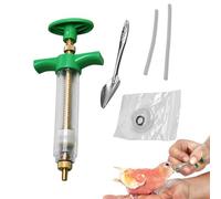 Inyector de líquido de pájaros: tubería de alimentación con jeringa y Tubos | Accesorios de luz para Loros, Palomas, roedores, Ideales para los Alimentos precisos y controlados de los Animales