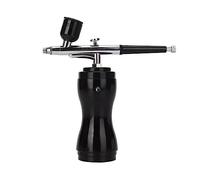 Inyector de oxígeno, pluma pulverizadora eléctrica, Kit de pistola de clavos for el hogar, compresor inalámbrico, pistola de pintura en aerosol for pasteles Control Preciso(Black)