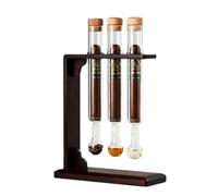 Inyector de sabor para puros, humidificador de infusión de vidrio con hygómetro y tapones herméticos, base de aromaterapia de madera hecha a mano para amantes del cigarro y decoración de bar en casa