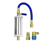 Inyector de tinte para acondicionadores de aire automotriz,Inyector de tubo de llenado de refrigerante CA - Herramientas y equipos para vehículos de motor para llenar sistemas de CA para profesionales
