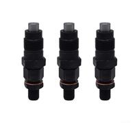 Inyector Diésel Metal para kubota D1105 V1505 140 Bar Inyector | Set 3 unidades, compatible D905 V1305, reducción costes mantenimiento, instalación simultánea cilindros