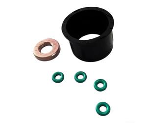 Inyector diesel para el kit del casquillo para 206 207 307 1.4 para el | Ajuste directo para C3 C4 C5, detiene fugas de combustible, incluye arandelas de cobre, fácil instalación