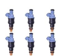 Inyector Gasolina Automoviles Boquilla de inyector de combustible 6X 0280150715 550cc para 3 E30 E36 5 E34 8 E31 7 E32 E38Z1 0 280 150 715 1734776 flujo combinado