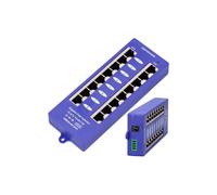 Inyector Gigabit PoE 8x 1000Mbps RJ45, Modo B 8 puertos EX.6365
