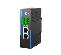 Inyector industrial Gigabit Ultra PoE++ de 90 W, adaptador Ethernet de alimentación de 56 V, cumple con IEEE 802.3bt/at/af, montaje en riel DIN, Plug and Play