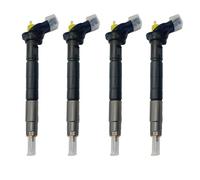 Inyector para coche Inyector de combustible piezoeléctrico diésel para Hyundai Grand Santa Fé Fe ix35 para Kia(4 Pcs)