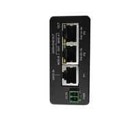 Inyector POE de 30 W Entrada CC Pasiva 48 V 30 W Modo de Soporte de Salida A 12+36 y B 45+78 Pines Inyector POE RJ45