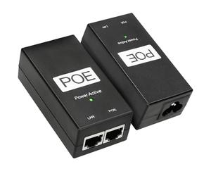 Inyector PoE Extralink POE-24-24W-G Fuente de alimentación PoE 24V, 1A, 24W, Gigabit, Cable Incluido, Adaptador PoE, 2 Puertos, LED Indicator Plug & Play, Alimentador para cámaras IP, Access Point