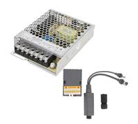 Inyector PoE Gigabit de 150 W Adaptador de Alimentación a Través de Ethernet Fuente de Alimentación de CA Mini Distribuidor Inyector PoE de 150 W Compatible con Redes 10/100/1000 M