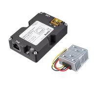 Inyector PoE GigE de 150 W, Protección contra Sobretensiones y Seguridad ESD, Velocidad de Transferencia de Datos de 1000 Mbps y Convertidor de Refuerzo de 12 V a 48 V CC para