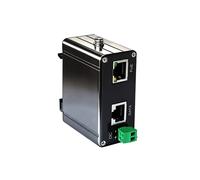 Inyector PoE Industrial de 30 W, 2,5 G, de Paso Directo, 0,6 A, Entrada/Salida CC de 44-57 V. Inyector PoE Pasivo Industrial.