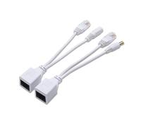Inyector y divisor pasivos Ethernet RJ45 DC5.5x2.1 Mm para expansión de alimentación Ethernet de red
