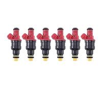 Inyectores automotrices Inyector de pulverización combustible para coche 6 uds para piezas repuesto boquilla 0280150931 para inyector para Mazda