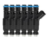Inyectores Combustible 0280155784 0280155923 Para Jeep Para Wrangler Para Tj 1999-2004 4.0 Inyectores 4 Orificios 6 Uds Inyector Combustible