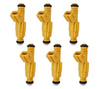 Inyectores Combustible 6x Inyectores Combustible Mejorados XJ YJ ZJ Para Jeep Para Cherokee Para Grand Para Cherokee Inyectores Combustible OEM Para JEEP 1987-1998 4.0L 0280155710 Boquilla Inyector
