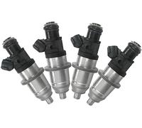Inyectores combustible del motor para Mitsubishi Carisma 2000-2006 1.8 GDI 2.0/2.4L 1465A002 1465A003 E7T05071 MR560552 4pcs, Coche Piezas Automóvil Inyector Combustible Inyector Combustible Gasolina.