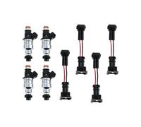 Inyectores combustible diésel Para OBD1 Para OBD2 Para B16 Para B20 Para D18 Para H22 Inyectores 4 Juegos Inyectores Combustible 550Cc Con Kit Arnés Cableado