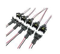 Inyectores Combustible Para Peugeot 1007 206 306 Para Conector Inyectores Combustible PARTNER 1984E0 01F002A 0280156357 348001 H00101F002A 4 Piezas Boquillas Inyección Combustible(10 Connector)