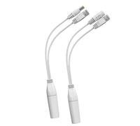 Inyectores pasivos de conversión y divisor para cámaras, implementación de extensor Ethernet