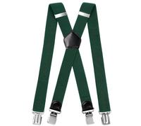 INYEEXUP Tirantes para Pantalones Hombre Ajustables (35mm) - Tirantes Hombre Elegante con Clips Extra Fuertes para Traje de Negocios, Bodas y Ocasiones Especiales
