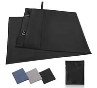 INYEEXUP Toalla de Microfibra 130x50cm | Toalla Gimnasio con Bolsillo De Cremallera para Playa | Deporte Ligera, Absorbente y de Secado Rápido Toalla Utilizado para Playas, Acampar, Yoga y Sauna