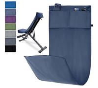 INYEEXUP Toalla de Microfibra 130x50cm | Toalla Gimnasio con Bolsillo De Cremallera para Playa | Deporte Ligera, Absorbente y de Secado Rápido Toalla Utilizado para Playas, Acampar, Yoga y Sauna