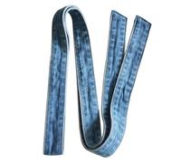 Inzegao Cinturón de mezclilla para mujer, cinturón de cintura con lazo para pantalones, jeans y vestido, Azul, Talla única