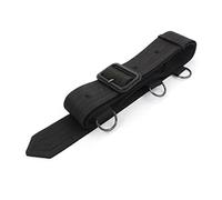 Inzegao Cinturón de repuesto para gabardina para mujer con hebilla de metal, anillo en D, cinturón de cintura ancha, Negro -, Talla única