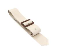Inzegao Cinturón de repuesto para gabardina para mujer con hebilla de metal, anillo en D, cinturón de cintura ancha, Sin anillo en D, beige, Talla única