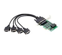 IO Crest 2/4-Port RS422/485 Industrial Mini PCI-E Serial Card Components SI-MPE15050 Verde Adaptador de Cable PCIe x1