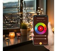 iO Guirnalda luminosa LED WiFi RGB+CCT (20 m, RGB, Para interior)