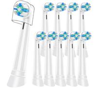 IO Recambio Cepillos Compatible con Oral B IO 2/3/4/5/6/7/8/9/10Cepillos Eléctrico, Cabezales Compatible con Oral B IO Cuida tus Dientes y Encías (10 Blanco)