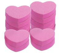 IOBIDDYS 100 Limas de Uñas de Esponja Rosa Doble Cara Compactas y Portátiles para Manicura y Pedicura en Salón, Paquete de Esponjas para Uñas de Dedos y Pies