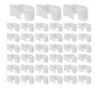 IOBIDDYS conector de jaula con clip, hebilla de bloqueo, 40 piezas, blanco, plástico, para jaulas de mascotas y montaje DIY