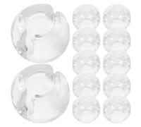 IOBIDDYS Topes de Cadena Cuentas de Material Pom 12 Hebillas Invisibles para Persianas Verticales Ajustables para Control de Estores
