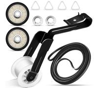 Iococee Kit de reparación de secadora 4392065 que incluye correa de tambor de secadora 341241, polea tensora WP691366, rodillo trasero 349241T compatible con Whirlpool Kenmore roper Maytag amana