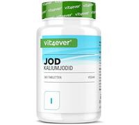 Iodine 400µg - 365 Potassium Iodide Tablets - Yoduro de potasio para 1 año de suministro - Sin aditivos no deseados - Altamente dosificado - Vegano