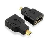 iodvfs Mini Micro HDMI macho a HDMI hembra adaptador HDMI convertidor para TV Tablet teléfono móvil