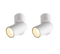 IOEDHW Foco de Techo LED Foco de Techo Regulable para Interiores Foco empotrable montado en Superficie Lámparas de Techo Lámparas de Techo Diseño de transmisión de luz Lateral de Aluminio Iluminación