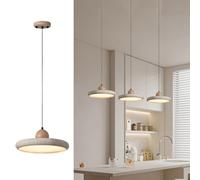 IOEDHW Lámpara colgante de travertino amarillo natural, lámpara colgante minimalista Wabi Sabi, lámpara de araña de piedra hecha a mano para isla de cocina comedor sala de estar, dormitorio entrada.