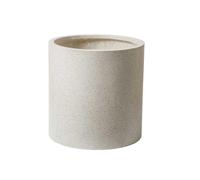 IOEDHW Macetas de cemento de 10.0 in para interior, macetero de cemento beige de gran calibre, maceta verde con agujero de drenaje, contenedor para plantas suculentas de interior, contenedores moderno