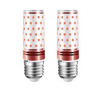 IOEDHW Paquete de 2/10 bombillas LED de maíz de 16 W, equivalente a bombillas incandescentes de 120 W, bombilla LED, lámpara de maíz de luz roja de bajo consumo, 1600 lm, no regulable, lámpara de maíz