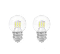 IOEDHW Paquete de 2/10 bombillas LED superbrillantes G45 de 9 W, globo grande E27, bombillas redondas de rosca, E27, bombillas de bajo consumo, 900 lm, iluminación blanca cálida, 3000 K, para iluminac