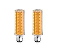 IOEDHW Paquete de 2 Bombillas LED E27 Tricolor Regulable 12w 16w 20w 24w lámpara de Aluminio superbrillante E27 de bajo Consumo, Bombilla de maíz AC 110V-220V para Exterior, Interior, Garaje, almacén