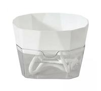 Ioensy 2 Macetas Hidropónicas para Bulbos con de Autorriego, Depósito Transparente, Maceta Compacta para Un Crecimiento Limpio. Adecuadas para, 4 Piezas